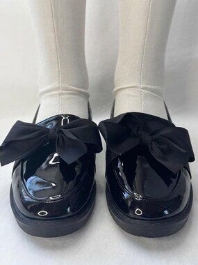 Ladies Patent Leather Loafers Slip-on-Flat Shoes, Casual, Comfort Footwear